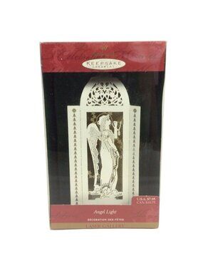 Hallmark Keepsake Angel Light Laser Gallery Ornament 2000 With Box